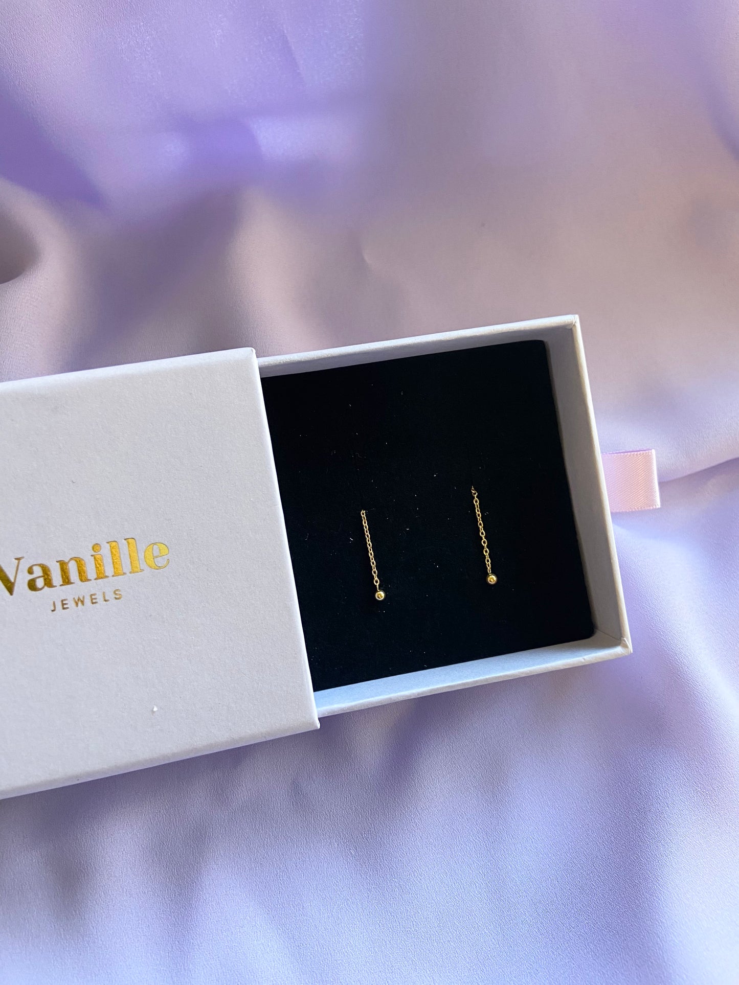 Orecchino sali e scendi Rosy