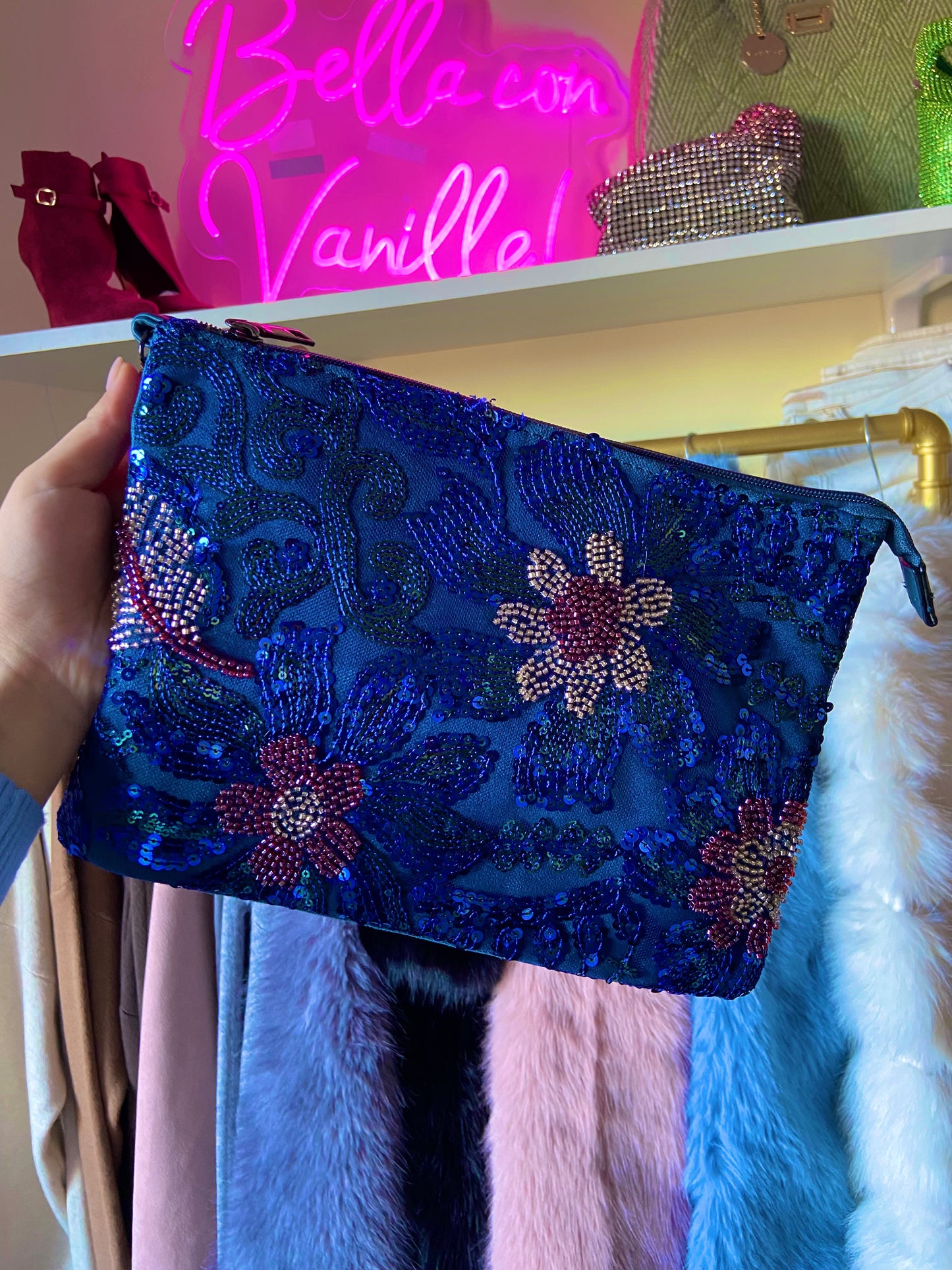 Borsa Samantha con Paillettes