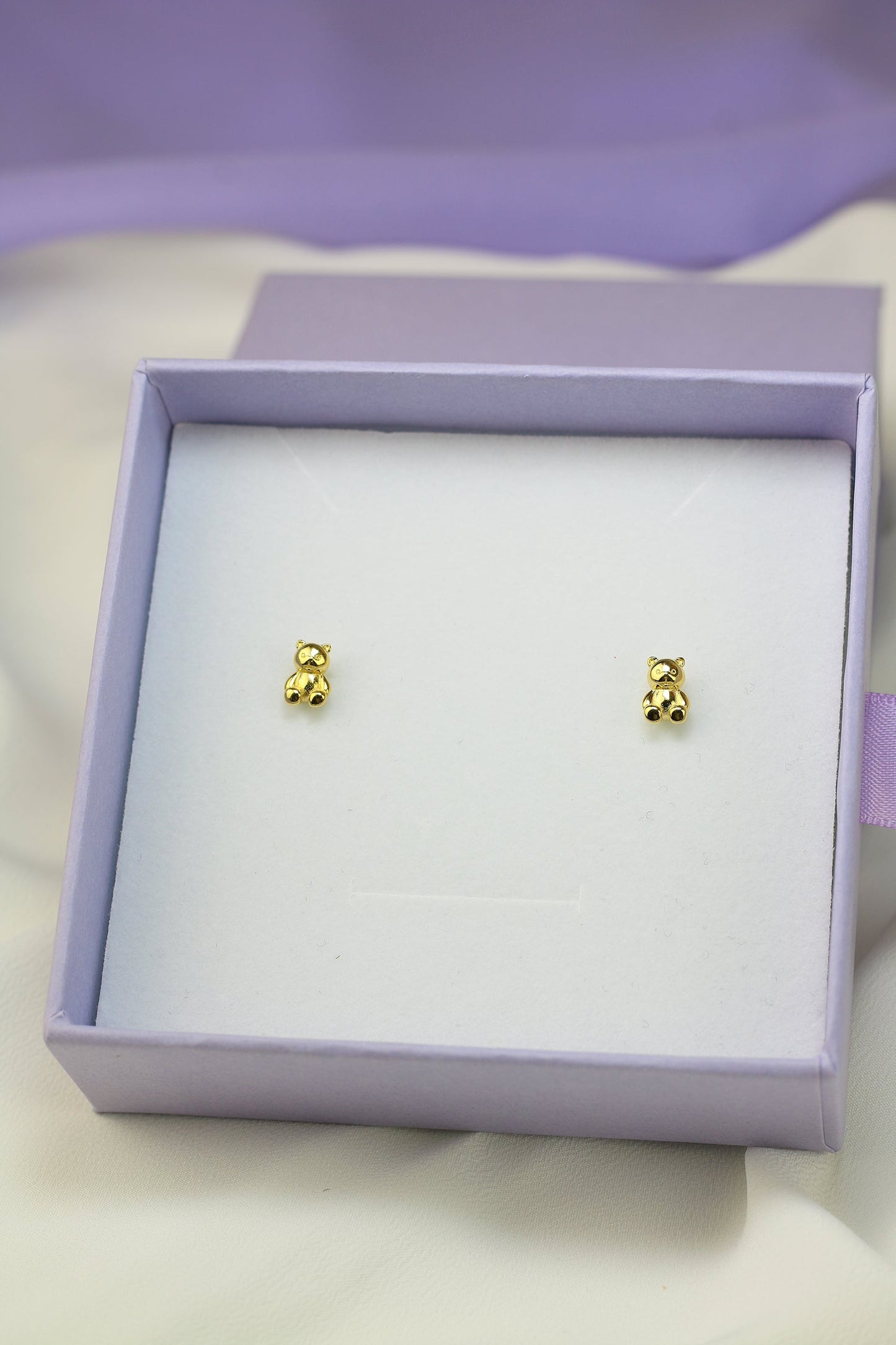 Orecchini Teddy placcato oro