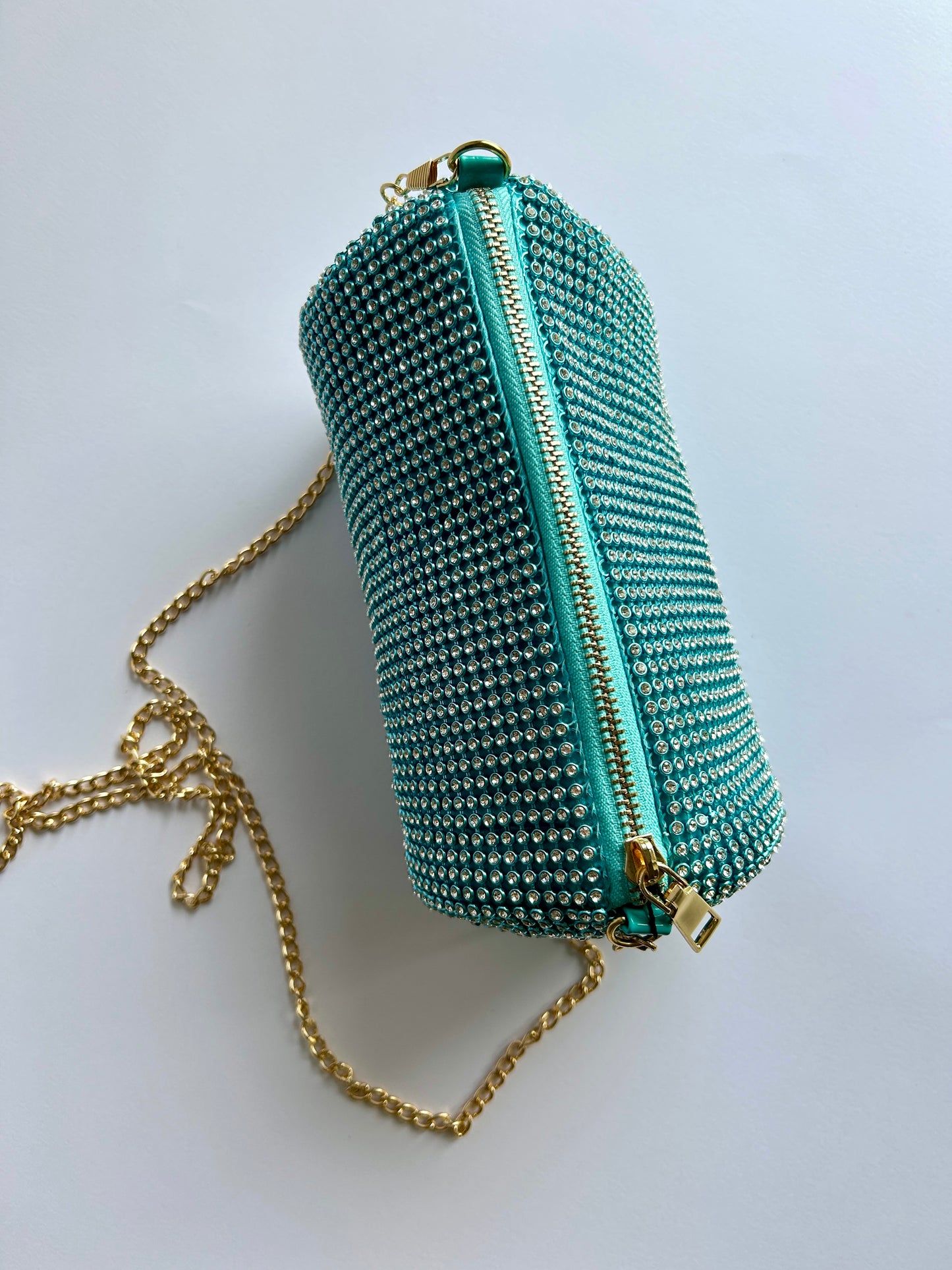 Borsa Gaia strass a cilindro