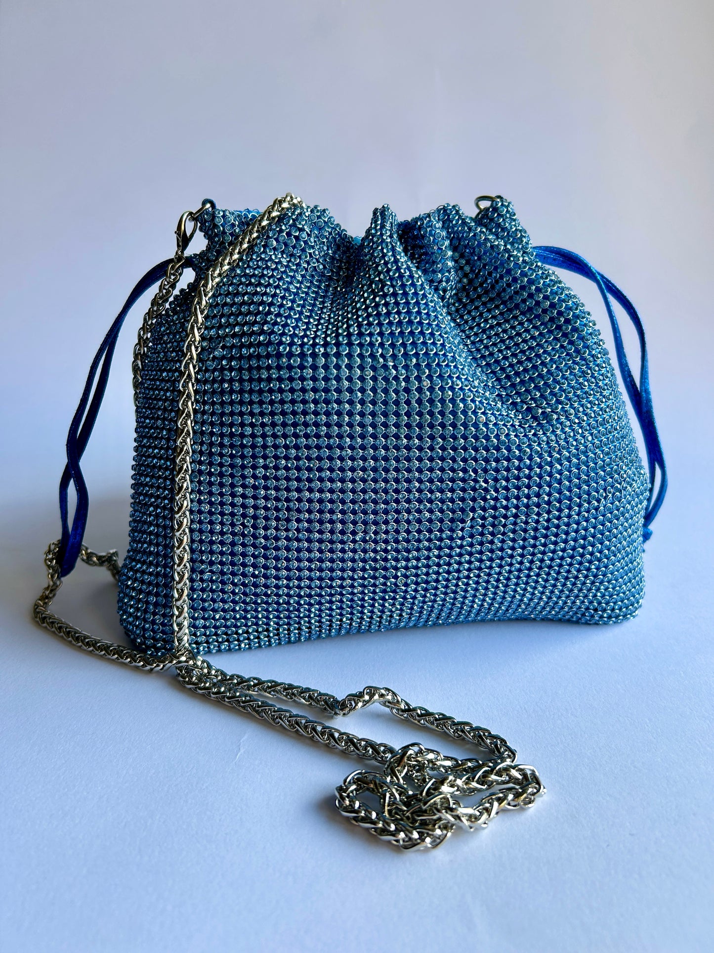 Borsa Mila strass a sacchetto