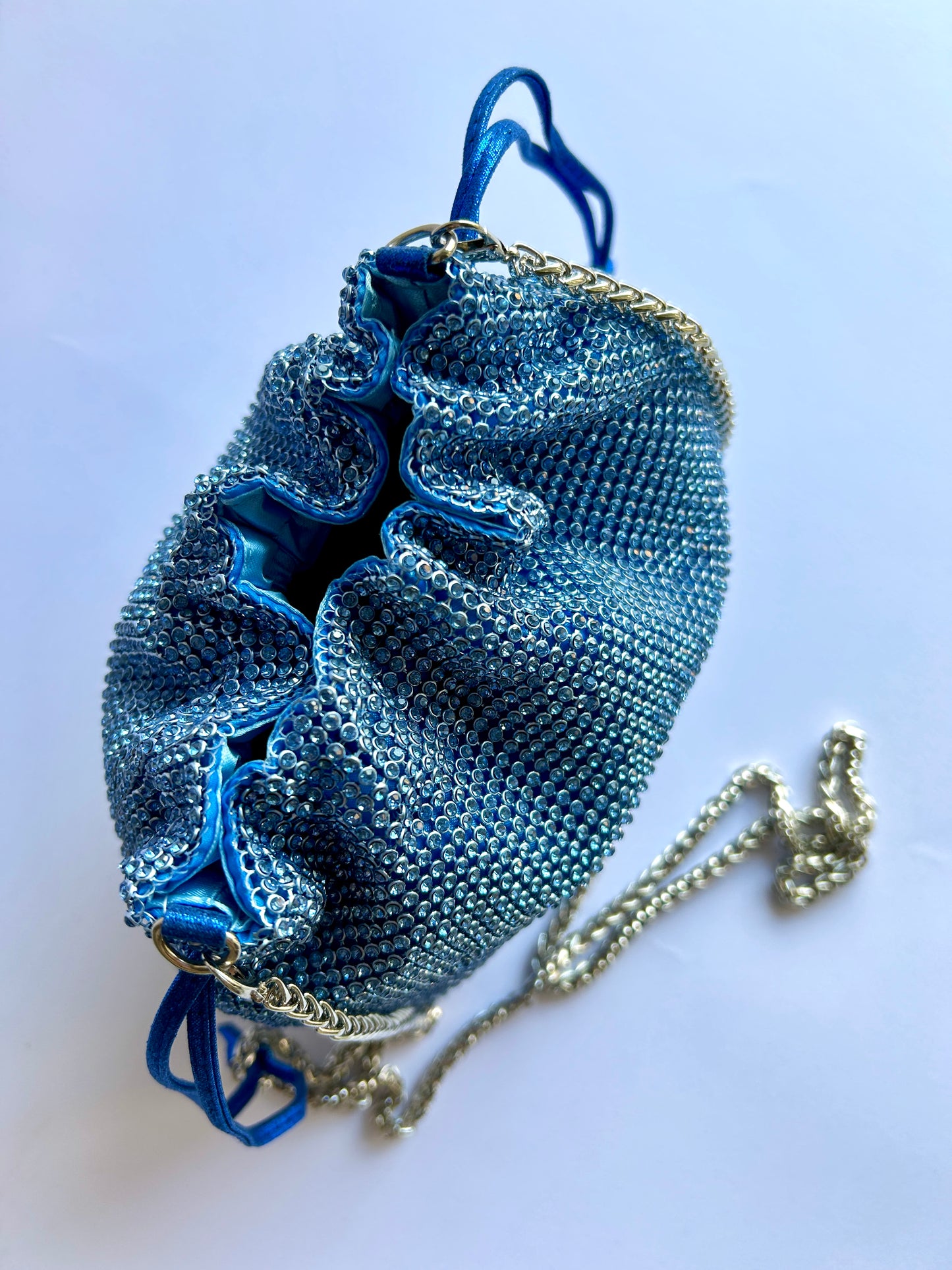 Borsa Mila strass a sacchetto