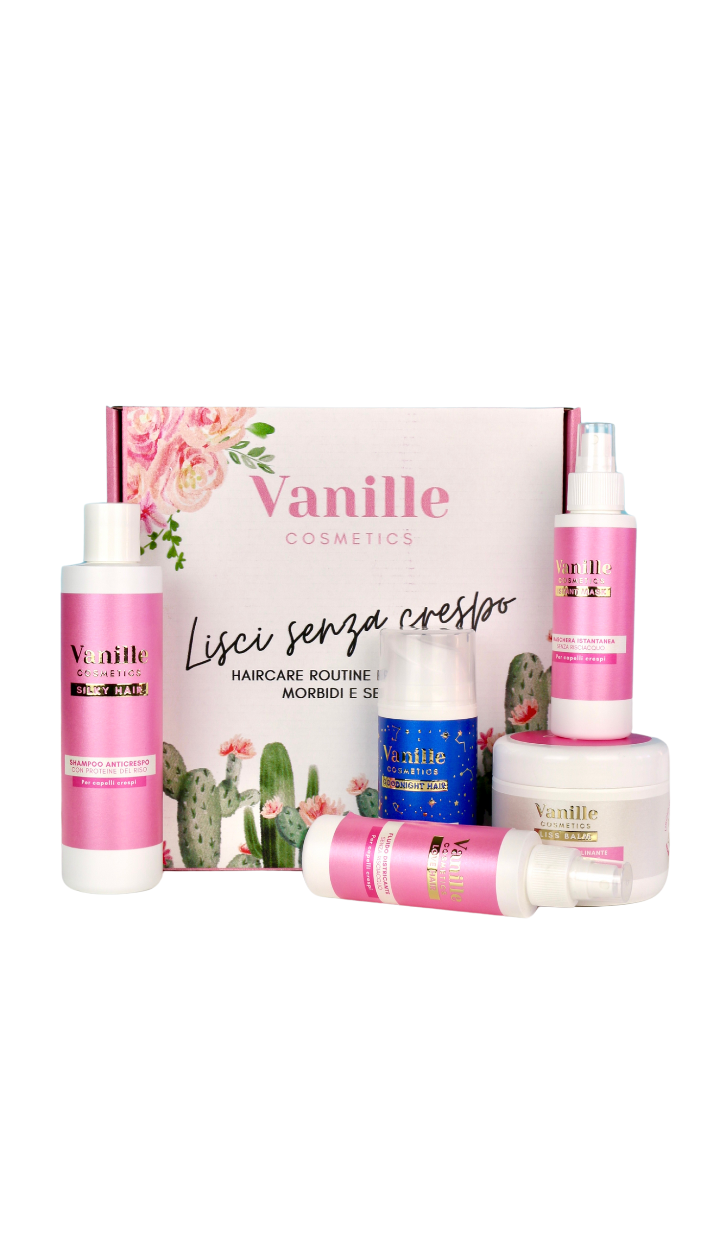 Lisci senza crespo Box Capelli Crespi