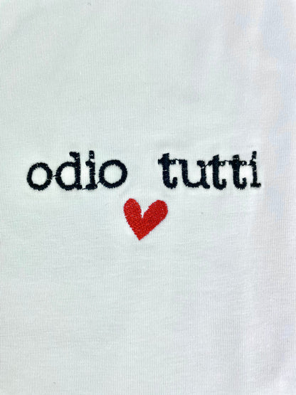 T-shirt "odio tutti"