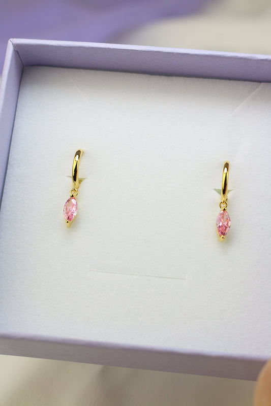 Orecchini Cerchietto Zirconia placcato oro