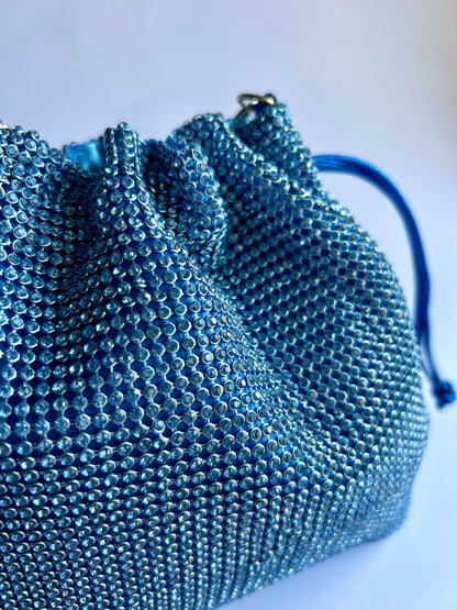 Borsa Mila strass a sacchetto
