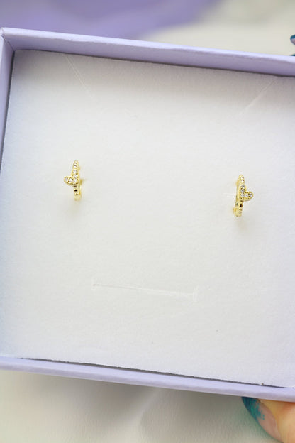 Mono Orecchino Helix a Cuore argento