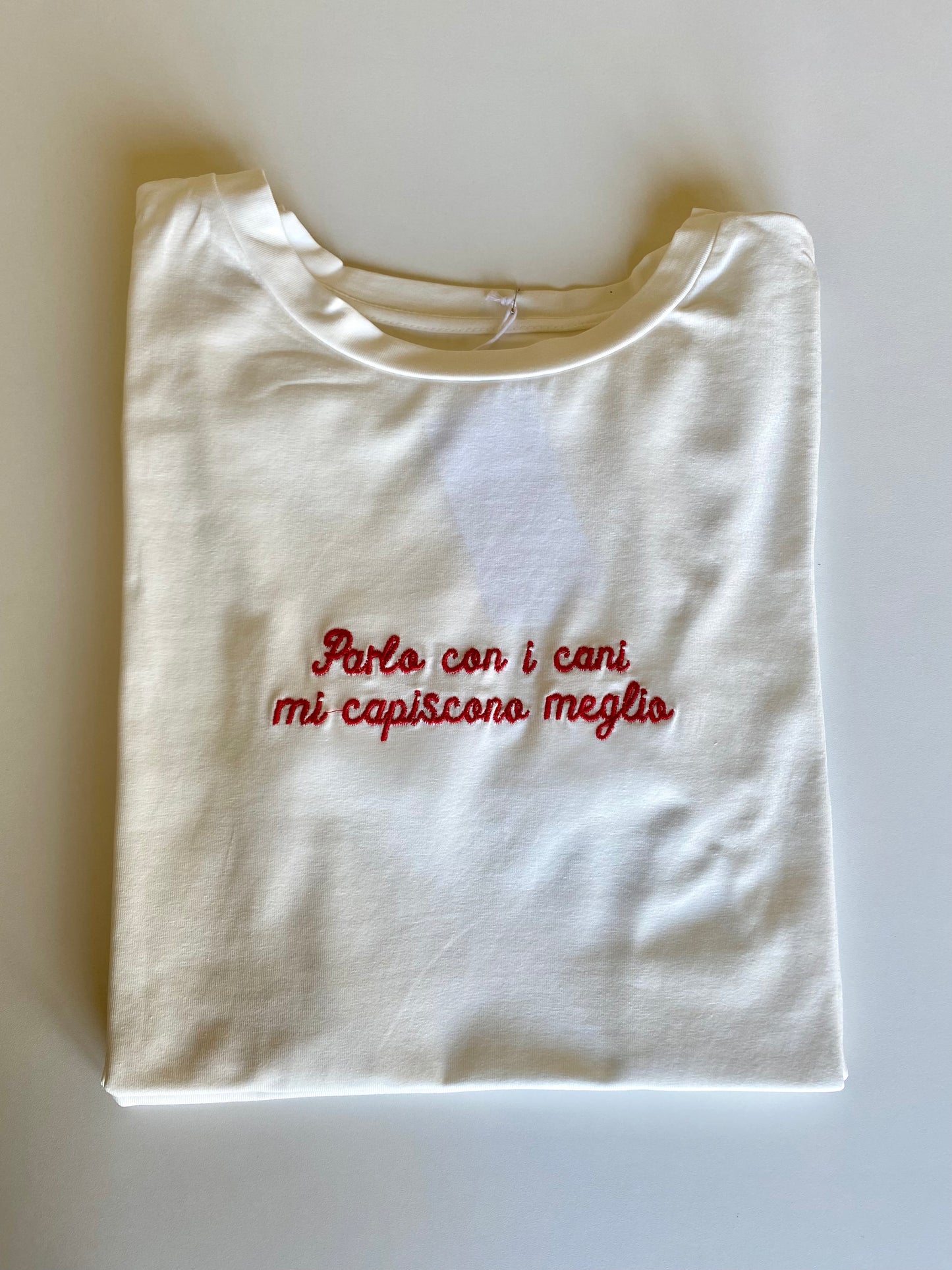 T-Shirt "Parlo con i cani..."
