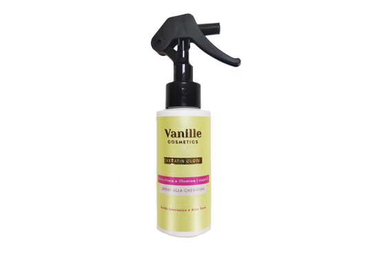Spray alla cheratina per capelli