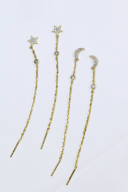 Orecchini Sali e Scendi Stella