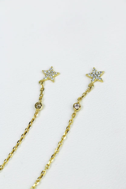 Orecchini Sali e Scendi Stella